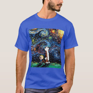 T-shirt calvin hobbes nuit étoilée