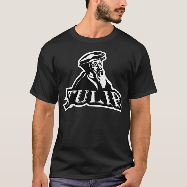 T-shirt Calvinisme Tulip John Calvin (Devant)