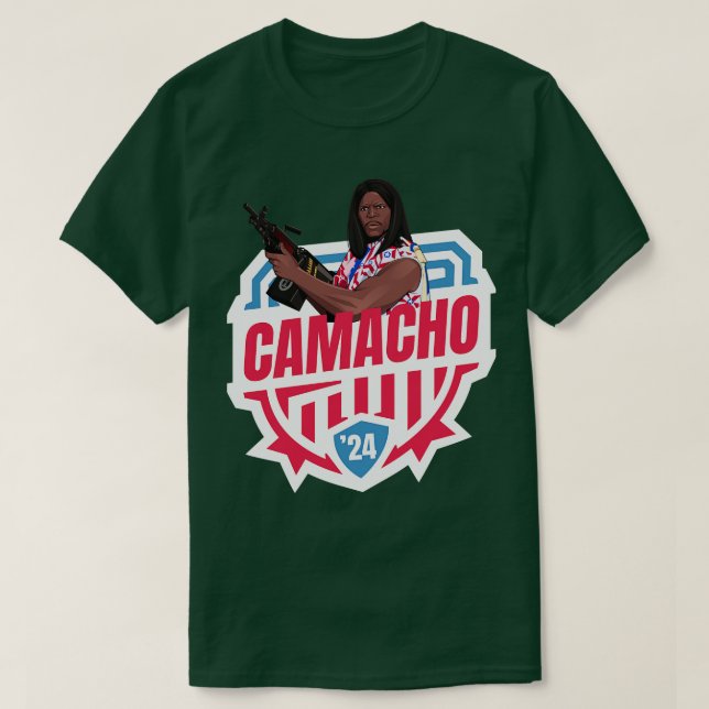 T-shirt Camacho 2024 Idiocracy (Design devant)