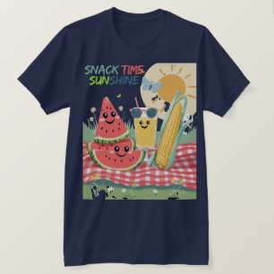 T-shirt Camarades de pique-nique – Équipe de collations es