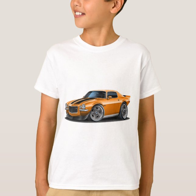 T-shirt Camaro 1970-73 Orn/voiture de noir (Devant)