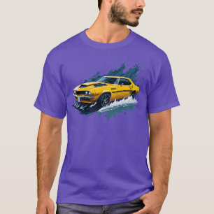 T-shirt Camaro Chevrolet Jaune