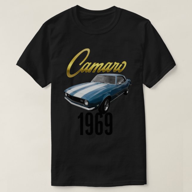 T-shirt Camaro Chevy 1969 Camaro Pace Car Chevy 1969 (Design devant)
