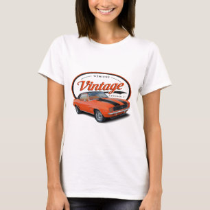 T-shirt Camaro orange vintage