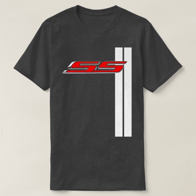 T-shirt Camaro SS classique rouge super sport bande (Design devant)