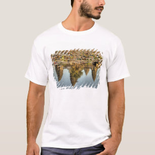 T-shirt Cambodge, Angkor Wat. Reflet du temple