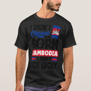 T-shirt Cambodge Cambodge Cambodge Drapeau Cambodge Je Vie