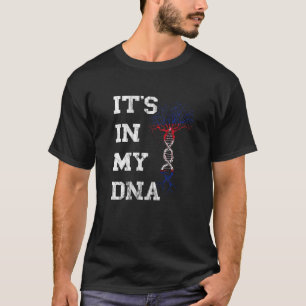 T-shirt Cambodge C'est dans mon ADN arbre Drapeau des raci