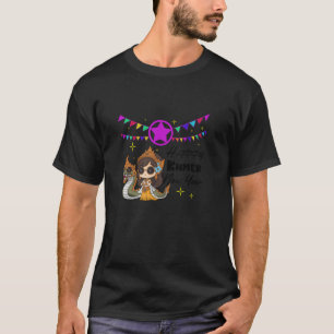 T-shirt Cambodge Fille cambodgienne heureux Khmer Nouvel A