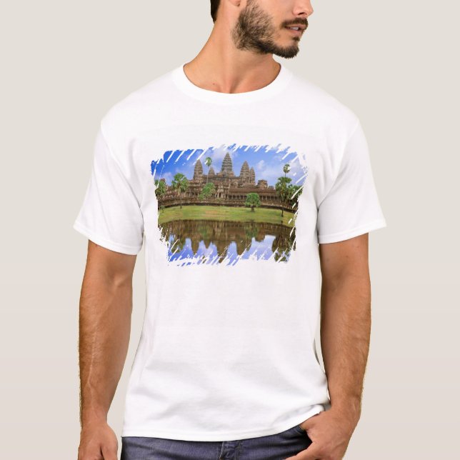 T-shirt Cambodge, Kampuchea, temple d'Angkor Wat. (Devant)