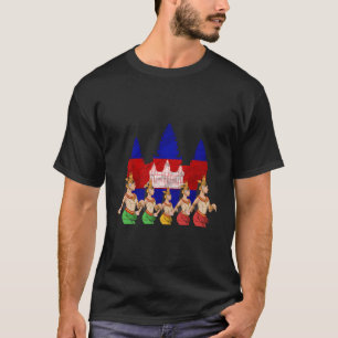 T-shirt Cambodge Khmer traditionnelle danse Apsara