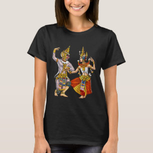 T-shirt Cambodge Khmer traditionnelle danse Apsara Cambodg