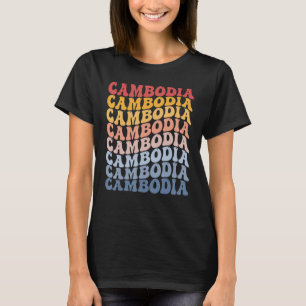 T-shirt Cambodge Super Rétro Cambodge