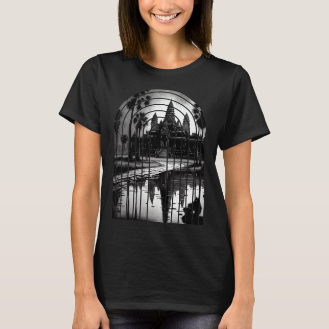T-shirt Cambodge vintage Angkor Wat Siem Reap (Devant)