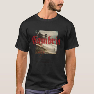 T-shirt Cambria California Ca Tattoo Surf de plage