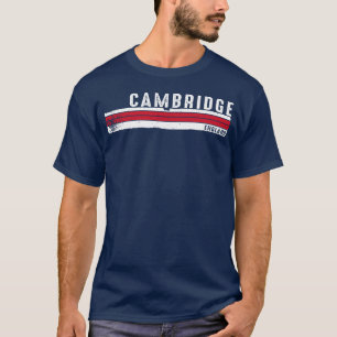 T-shirt Cambridge Angleterre Design Rétro Vintage pour vin