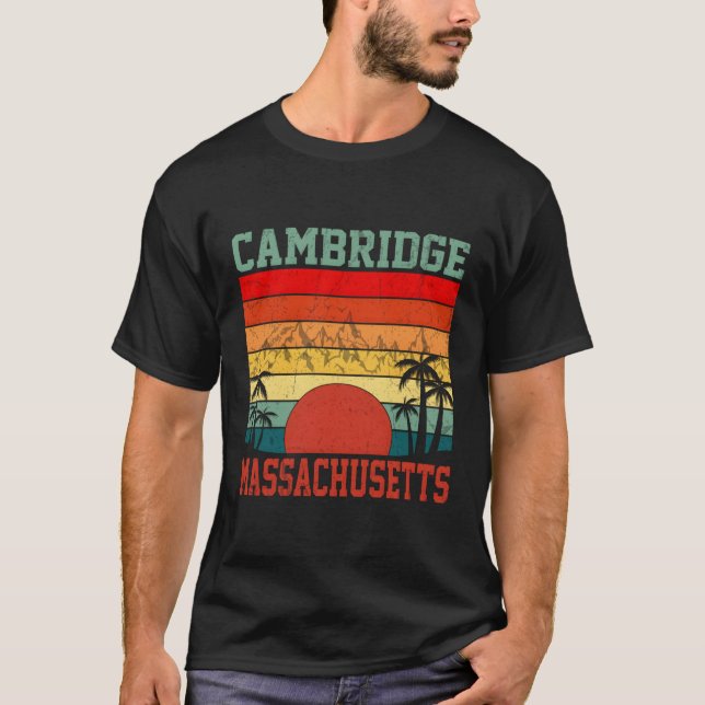 T-shirt Cambridge Massachusetts (Devant)