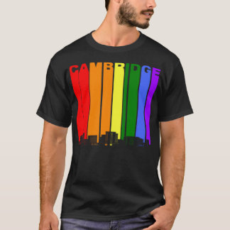 T-shirt Cambridge Skyline Rainbow Gay pride LGBT