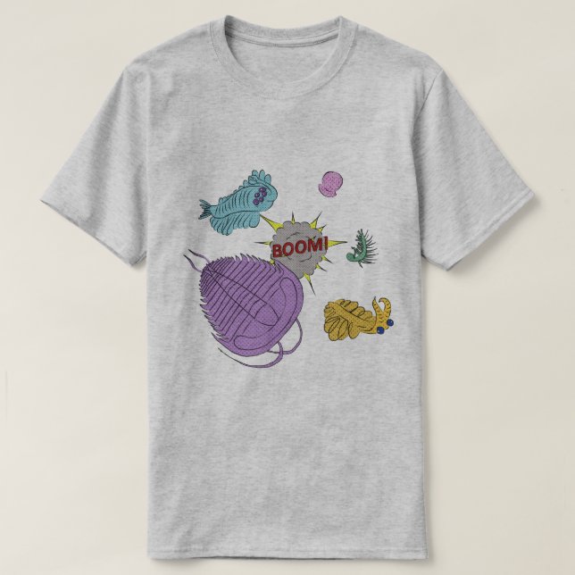 T-shirt cambrien d'explosion (Design devant)
