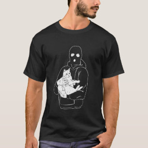 T-shirt Cambrioleur Chat Halloween Voleur Drôle