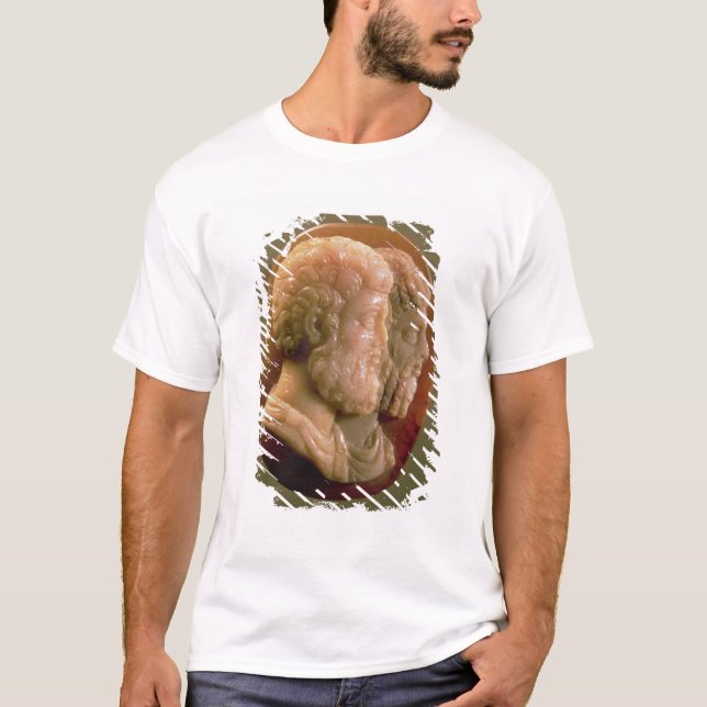 T-shirt Camée dépeignant Marcus Aurelius (121-180) et Luci (Devant)