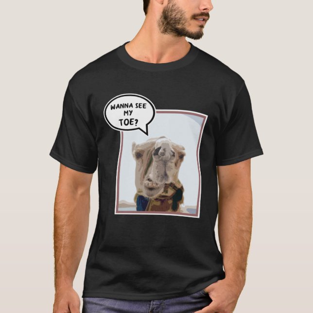 T-shirt Camel Animal Artistique (Devant)