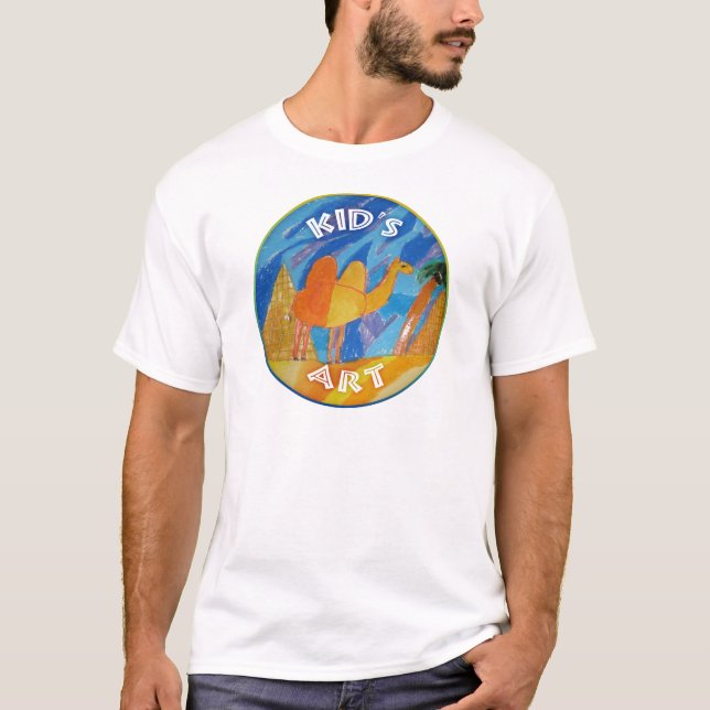 T-shirt Camel Art by Kids (Devant)