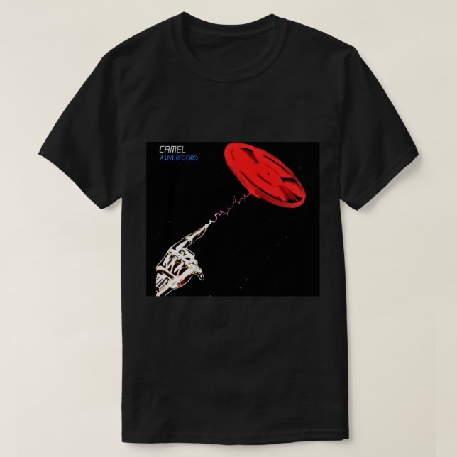 T-shirt Camel - English Progressive Rock Band - A Live Rec (Design devant)