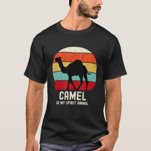 T-shirt Camel Est Mon Esprit Animal Reto Camel Vintage