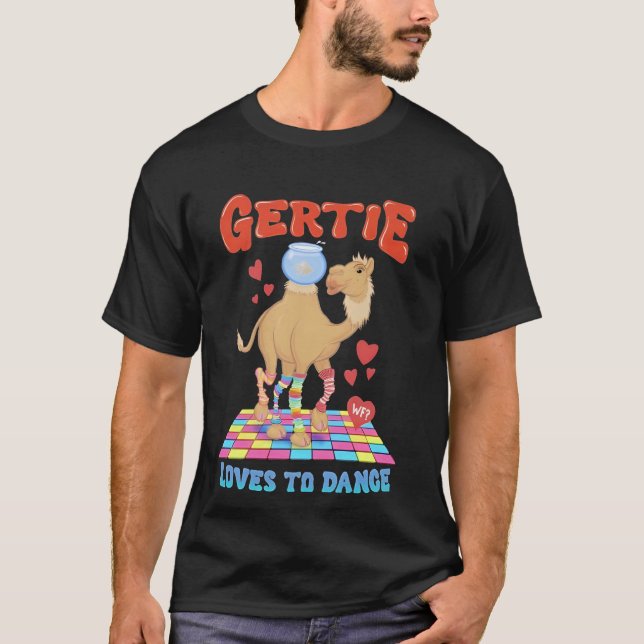 T-shirt Camel Gertie Aime Danser (Devant)