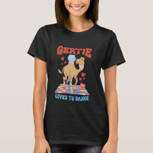 T-shirt Camel Gertie Aime Danser
