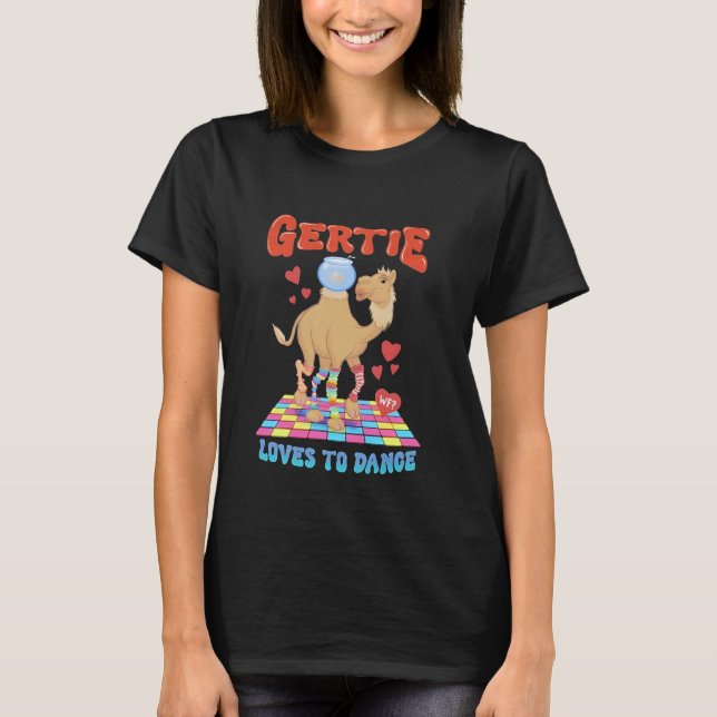 T-shirt Camel Gertie Aime Danser (Devant)