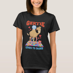 T-shirt Camel Gertie Aime Danser