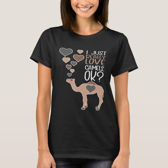 T-shirt Camel J'Aime Vraiment Les Camels Ok (Devant)