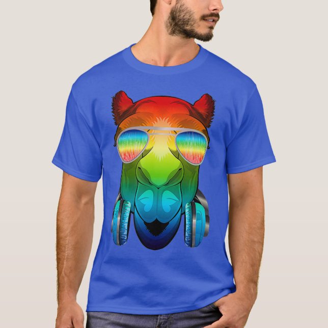 T-shirt Camel Music DJ - Desert Collection (Devant)