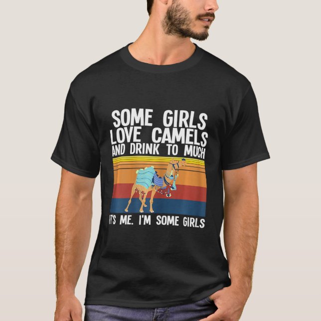 T-shirt Camel Quelques Filles Love Camels (Devant)