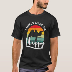 T-shirt Camel Retro Camels Vintages Me Rend Heureux Camel