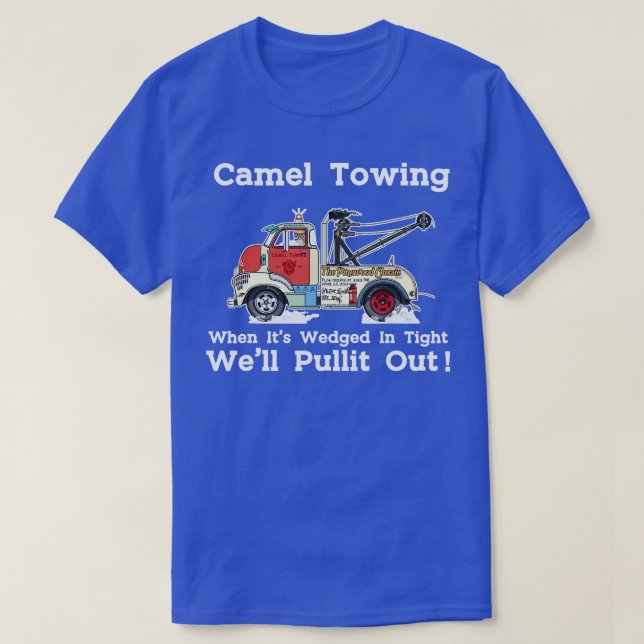 T-shirt Camel Towing Funny Adult Humor Rude 2023 For Men Q (Design devant)