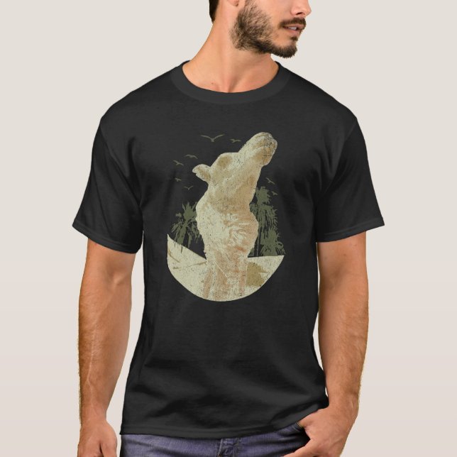 T-shirt Camel Train Caravan Arabian Camel Animal Desert (Devant)