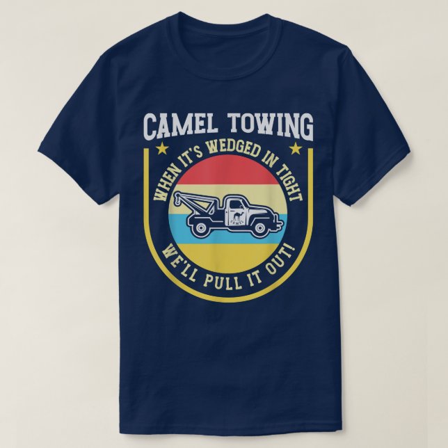 T-shirt Camel vintage remorquage Humour camion3115 (Design devant)