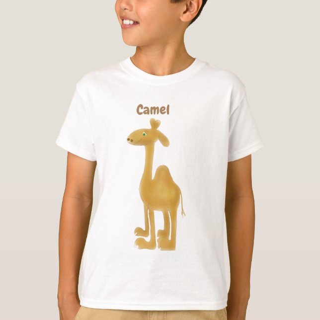 T-shirt Camel Whimsical fun amusant (Devant)