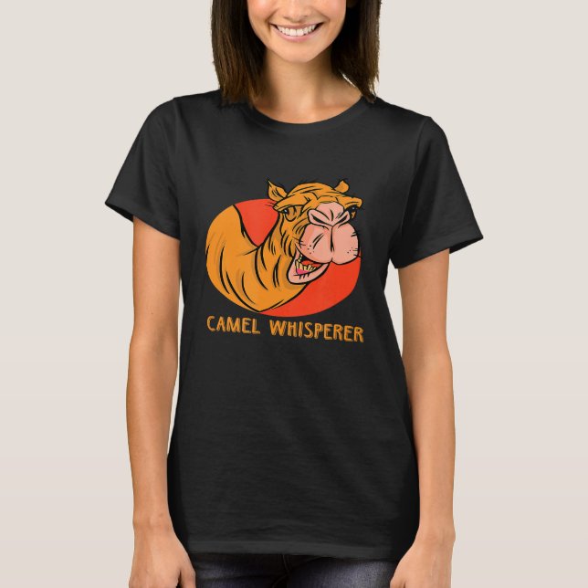 T-shirt Camel Whisperer Camel Cute Humide Animal (Devant)