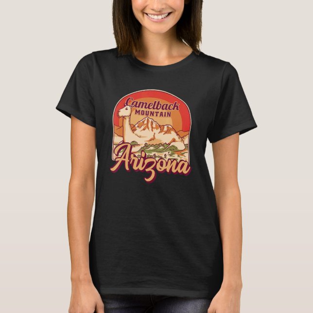 T-shirt Camelback Mountain Arizona Echo Canyon Randonnée (Devant)