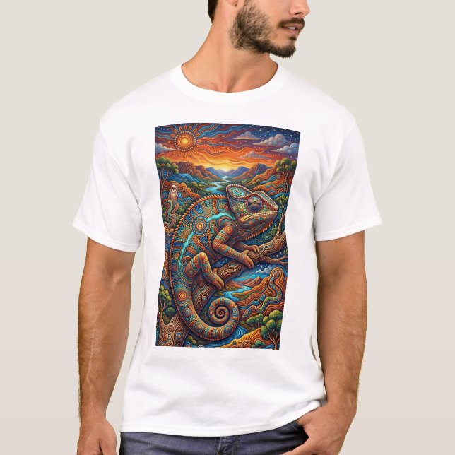 T-SHIRT CAMÉLÉON (Devant)