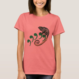 T-shirt Caméléon de virgule