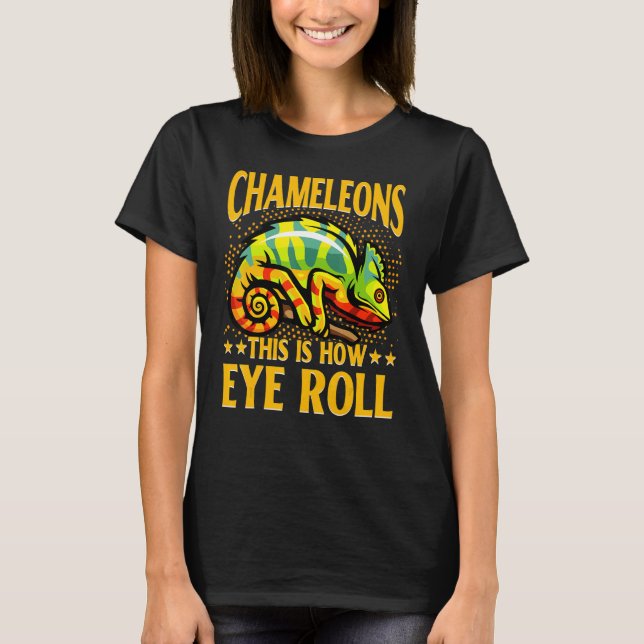 T-shirt Caméléon disant 4 (Devant)