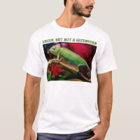 Caméléon drôle vert mais pas un novice