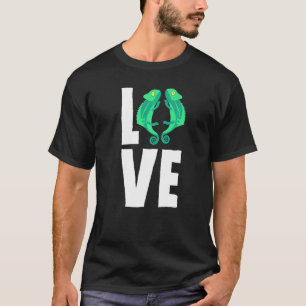 T-shirt Caméléons Aiment Reptiles Lézard Geckos Caméléon