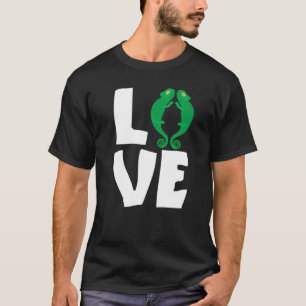 T-shirt Caméléons Amour Reptiles Lézard Geckos Caméléon