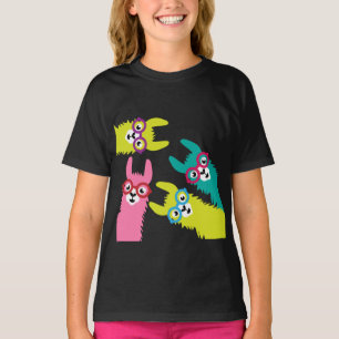 T-Shirt Camélid Coloré Llama